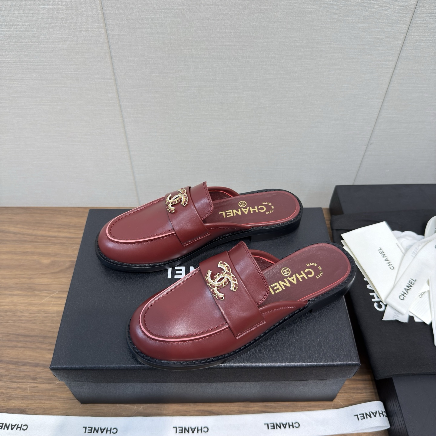 Chanel 샤넬 퀼팅 로퍼 뮬 / 반뮬 슈즈 신발