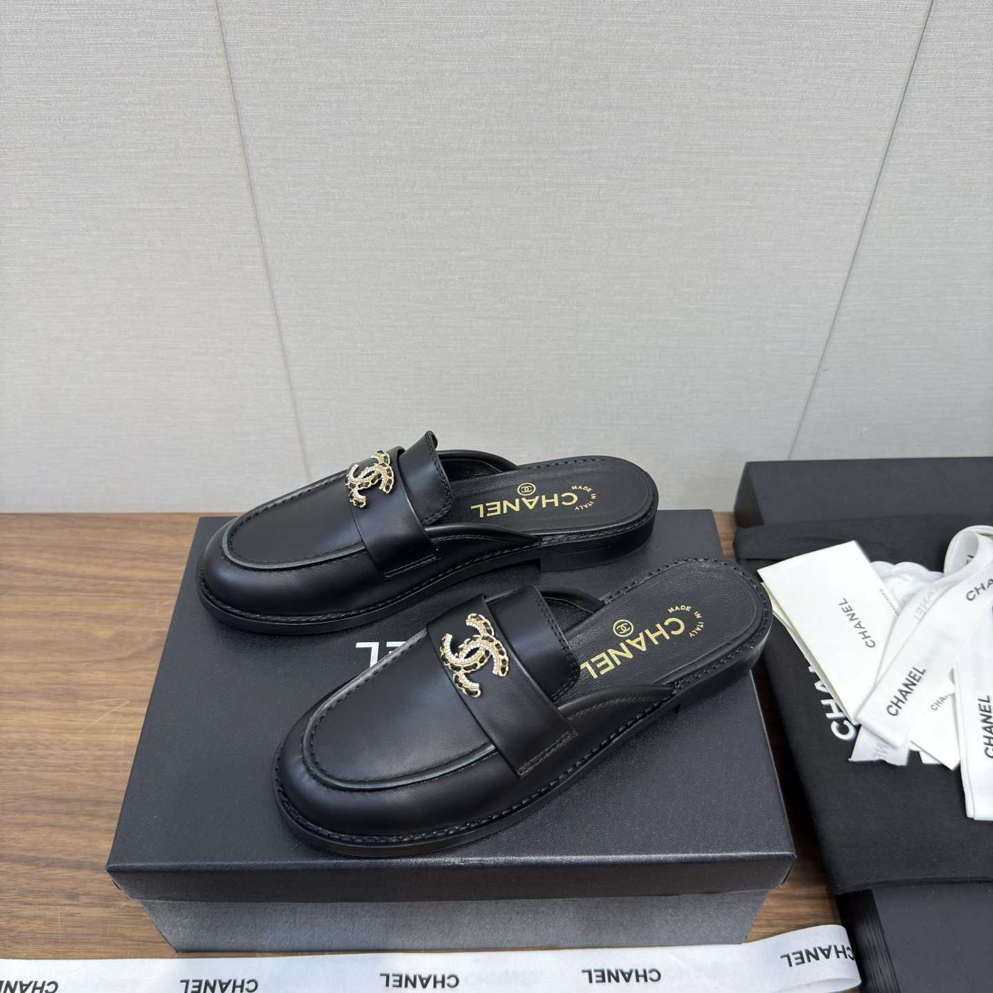 Chanel 샤넬 퀼팅 로퍼 뮬 / 반뮬 슈즈 신발