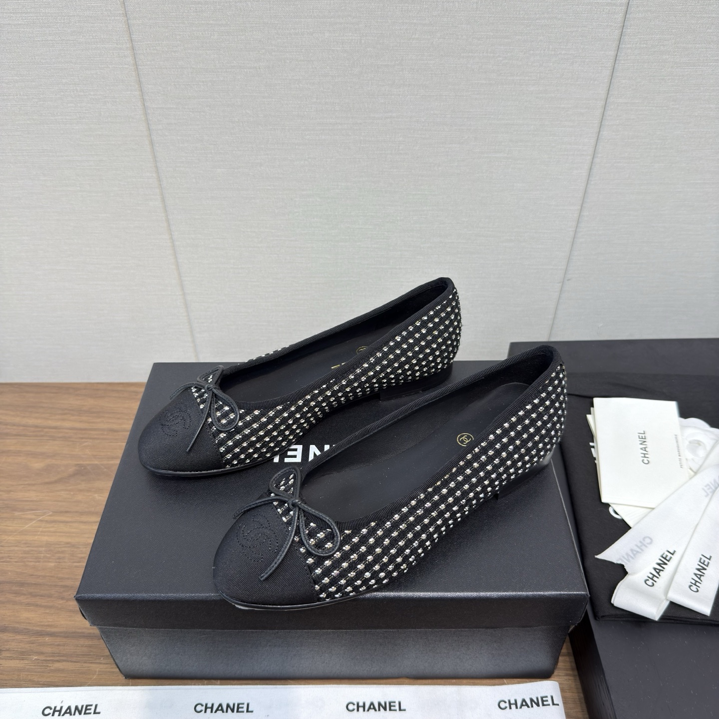 Chanel 샤넬 플랫 밴딩 슈즈 신발