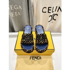 Fendi 펜디 통굽 웨지힐 슬립온 슬리퍼 신발