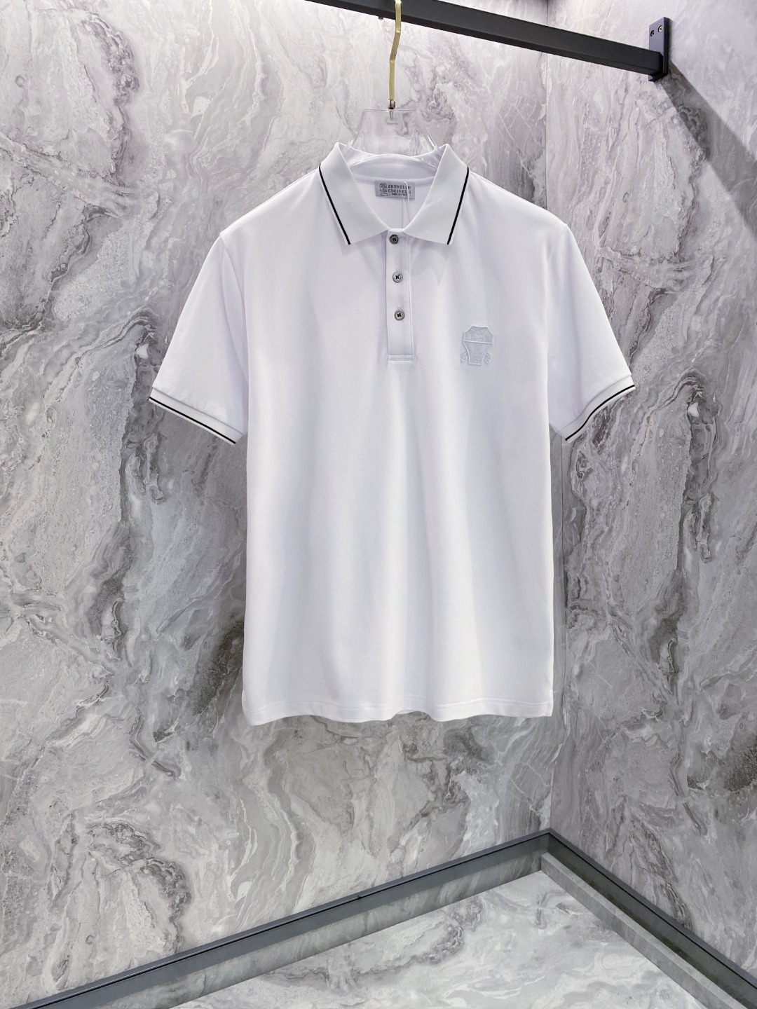 brunello cucinelli BC 브루넬로 쿠치넬리 로고 폴로 티셔츠 의류