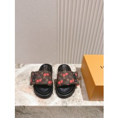 LV 루이비통 커플용 체리 시리즈 슬리퍼 신발