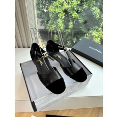 CHANEL 샤넬 트위드 메리제인 앞코 샌들 신발