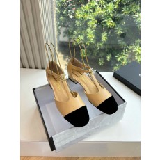 CHANEL 샤넬 트위드 메리제인 앞코 샌들 신발