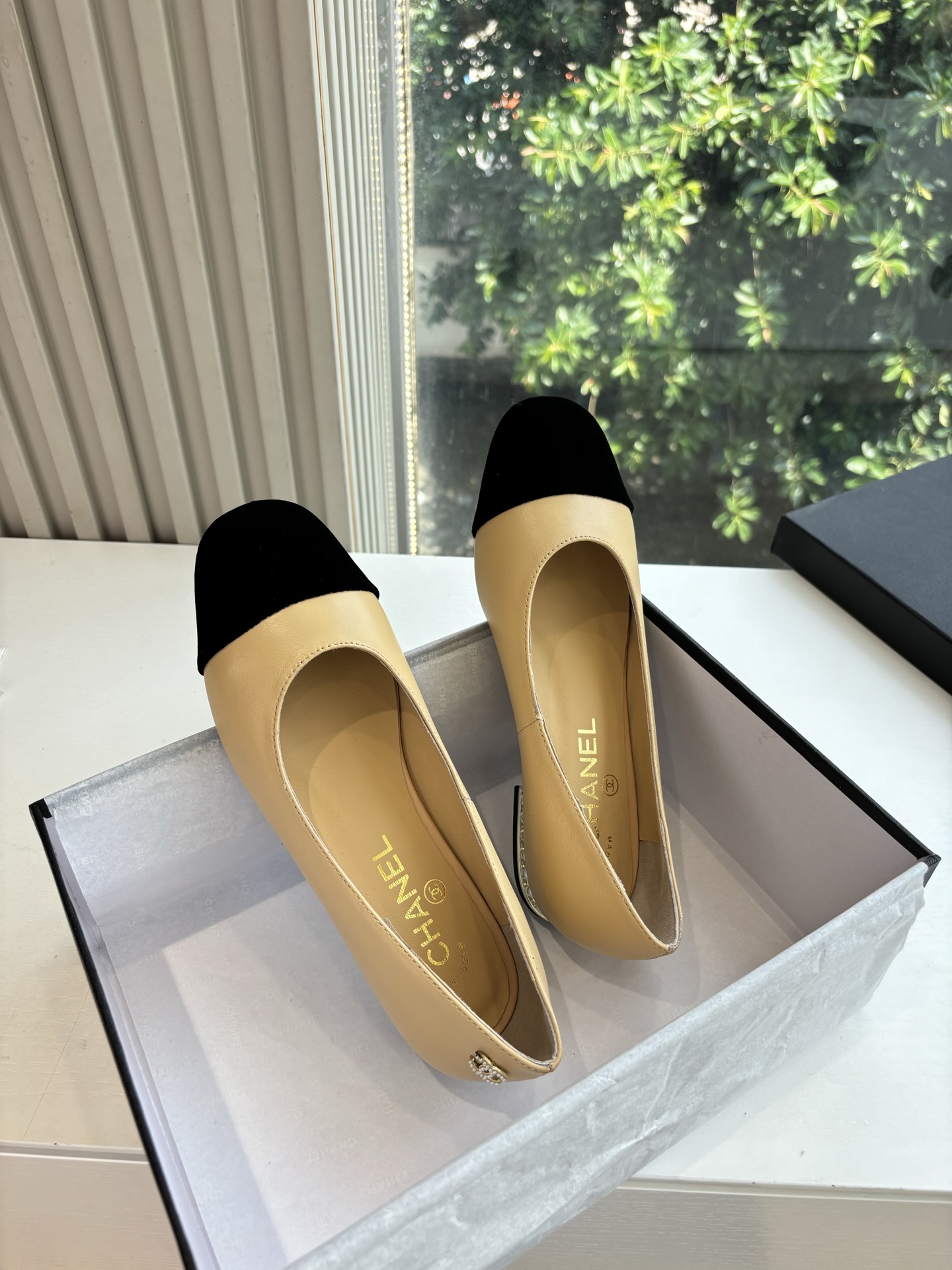 CHANEL 샤넬 플랫 슈즈 단화 신발