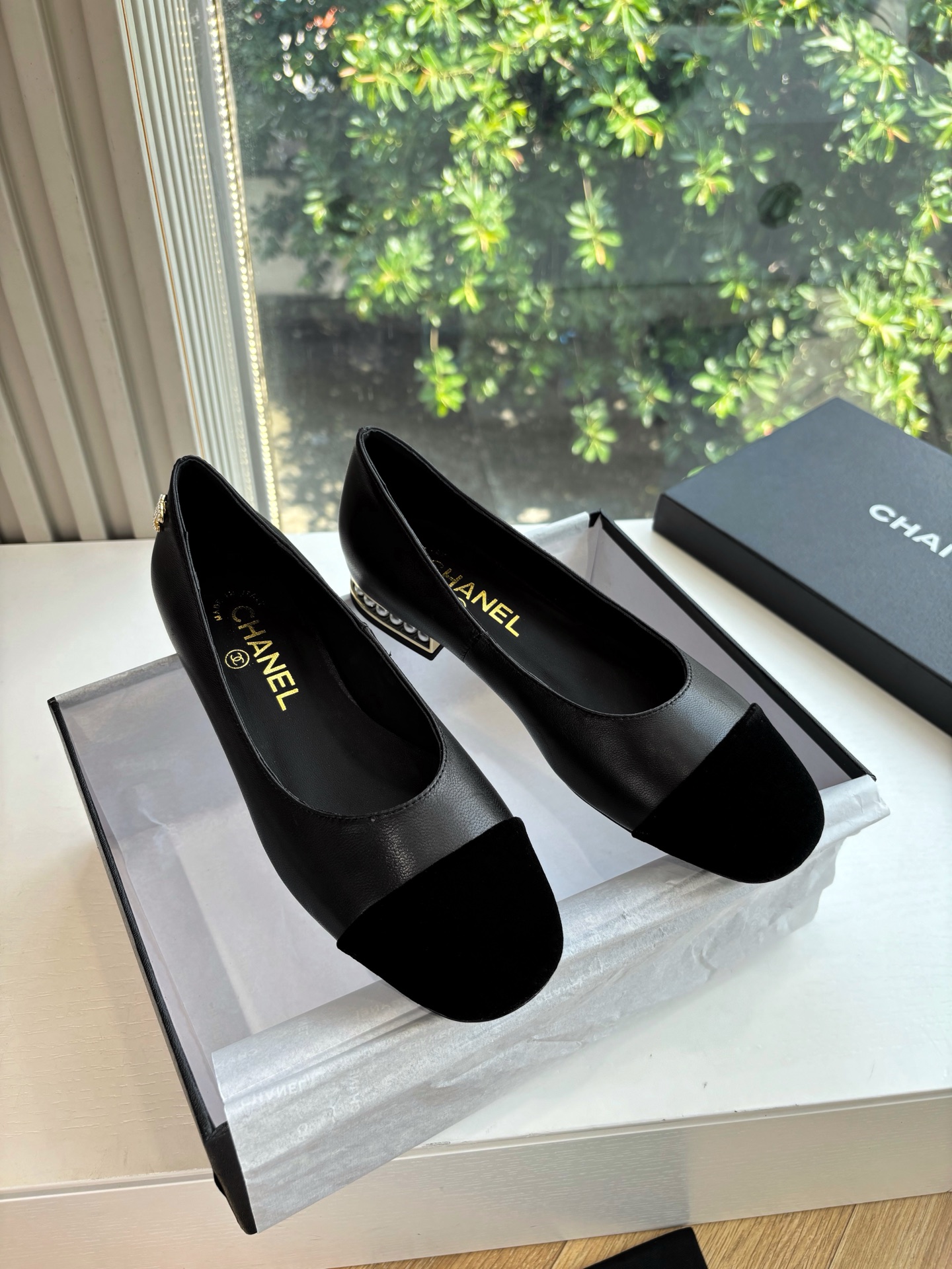 CHANEL 샤넬 플랫 슈즈 단화 신발