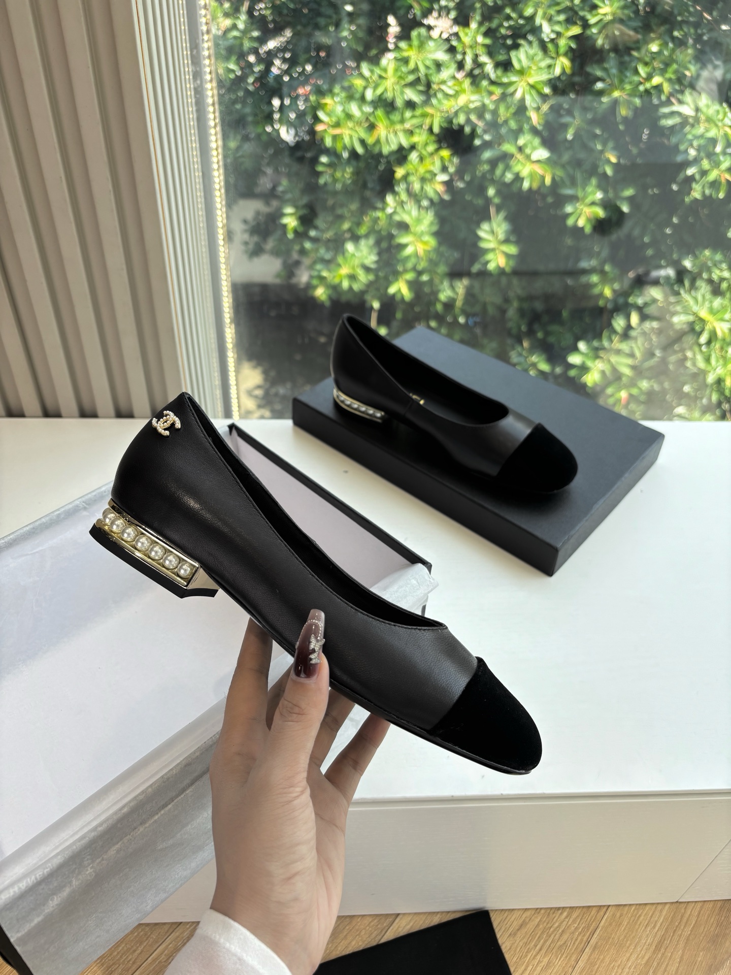 CHANEL 샤넬 플랫 슈즈 단화 신발