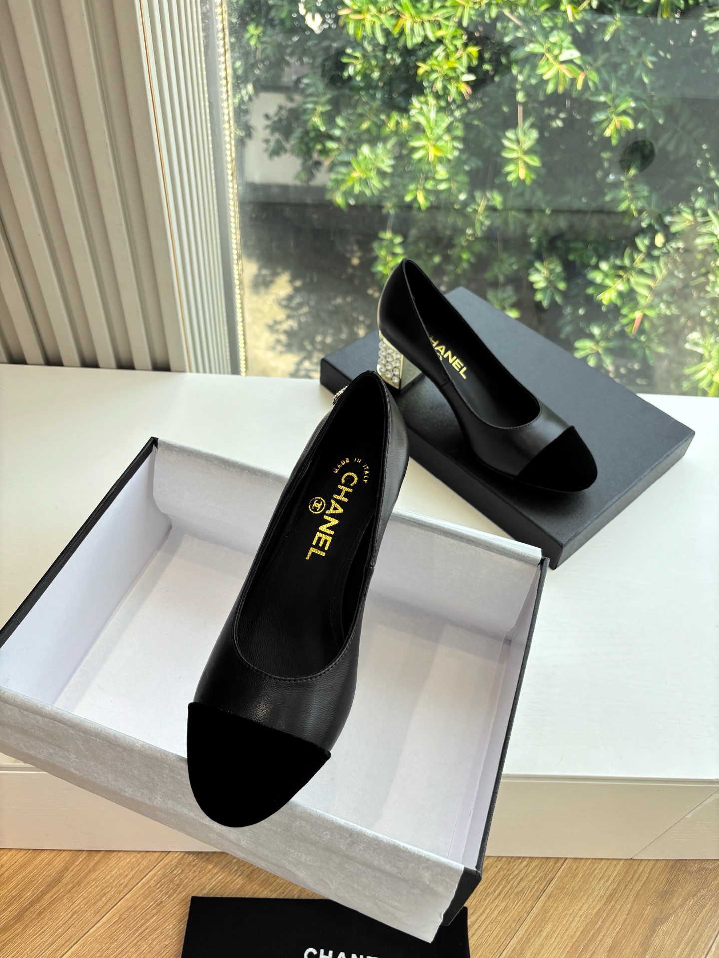 CHANEL 샤넬 굽 구두 샌들 신발