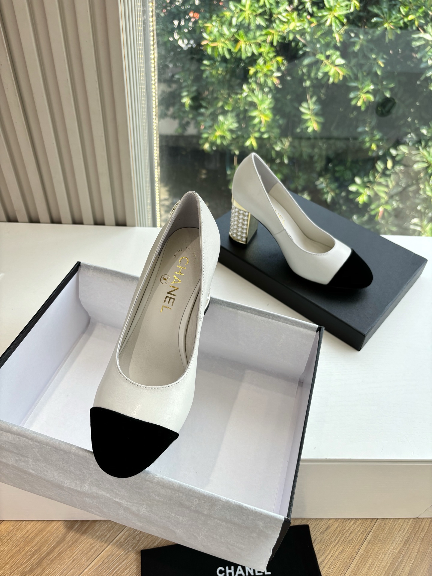CHANEL 샤넬 굽 구두 샌들 신발