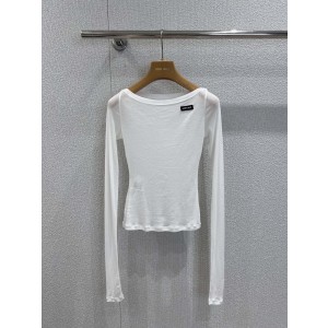 MiuMiu 미우미우 오프숄더 긴팔 티셔츠 의류