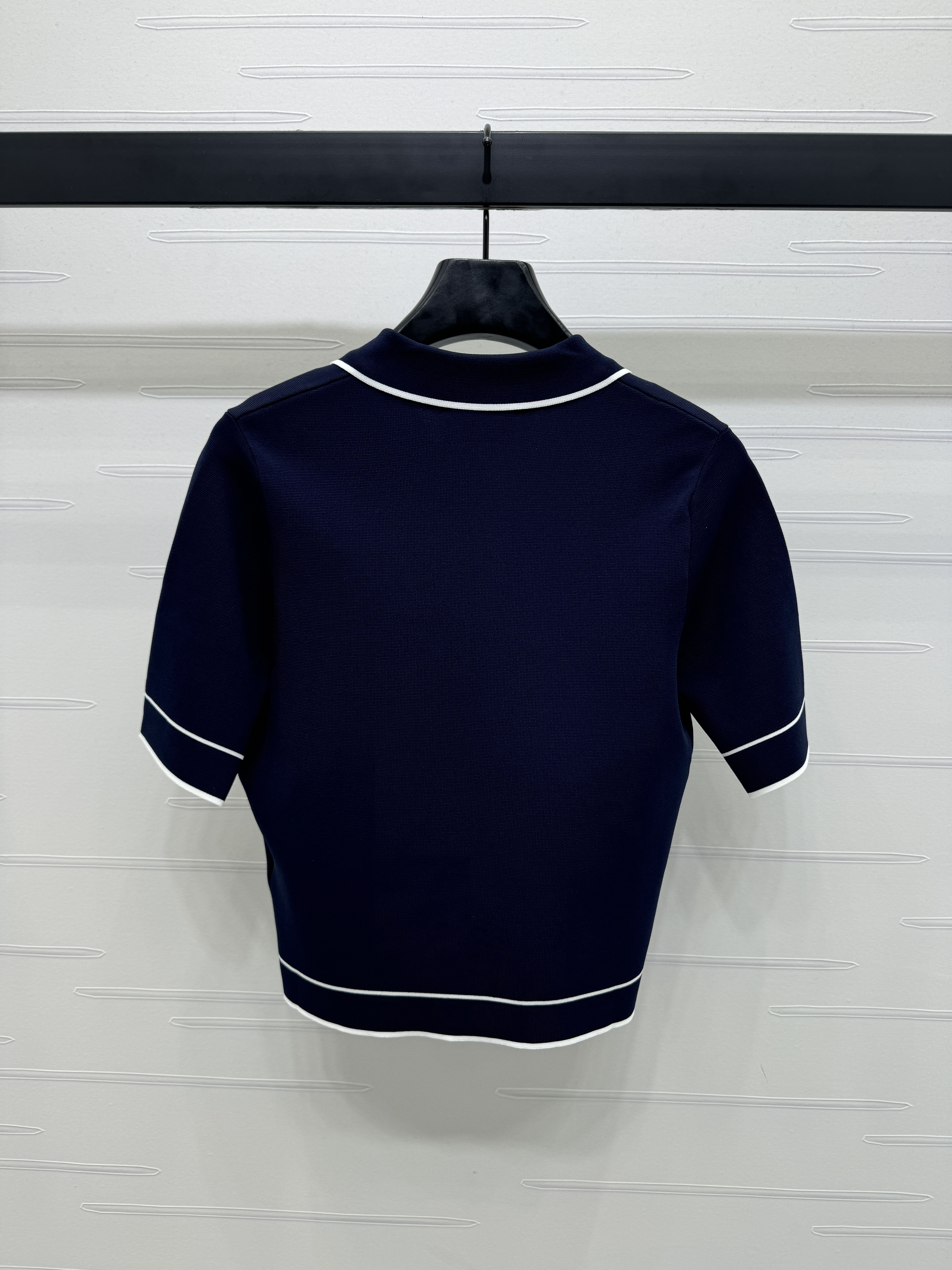 CHANEL 샤넬 카라 니트 반팔 가디건 의류