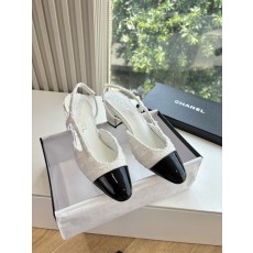 Chanel 샤넬 굽 샌들 구두 신발