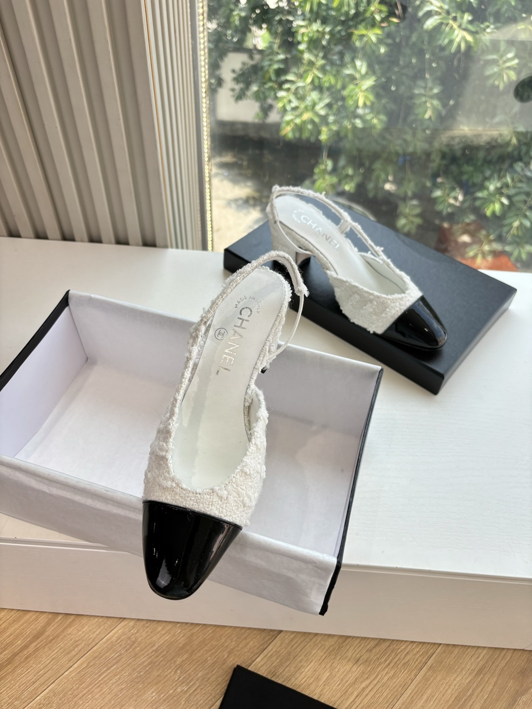Chanel 샤넬 굽 샌들 구두 신발