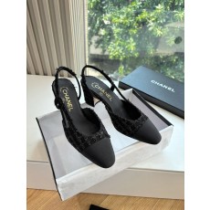Chanel 샤넬 굽 샌들 구두 신발