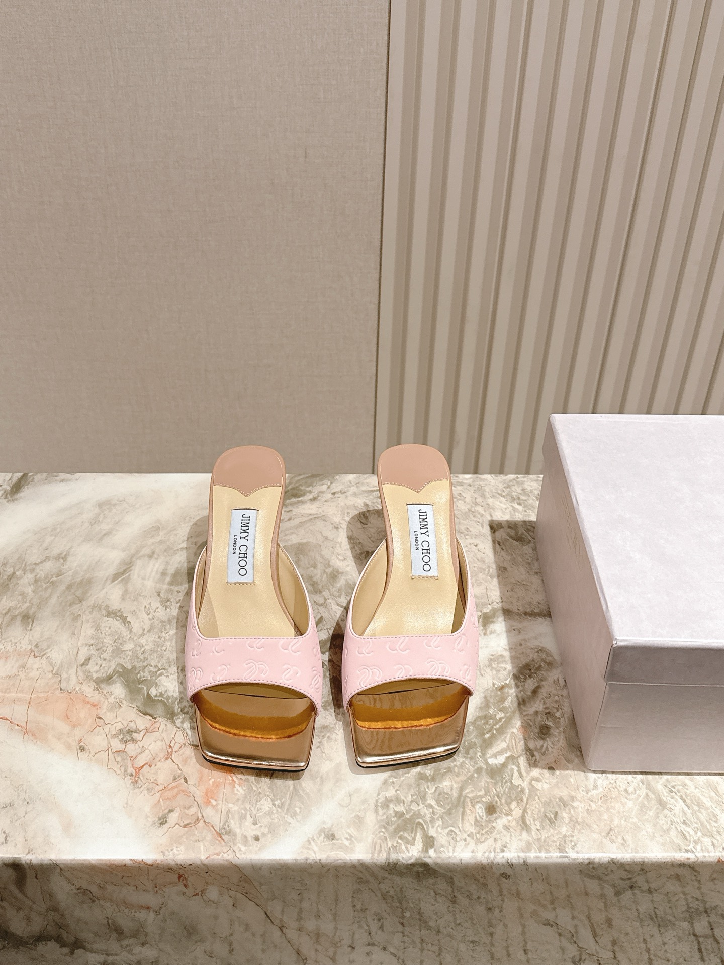 Jimmy Choo 지미추 굽 샌들 슬리퍼 신발