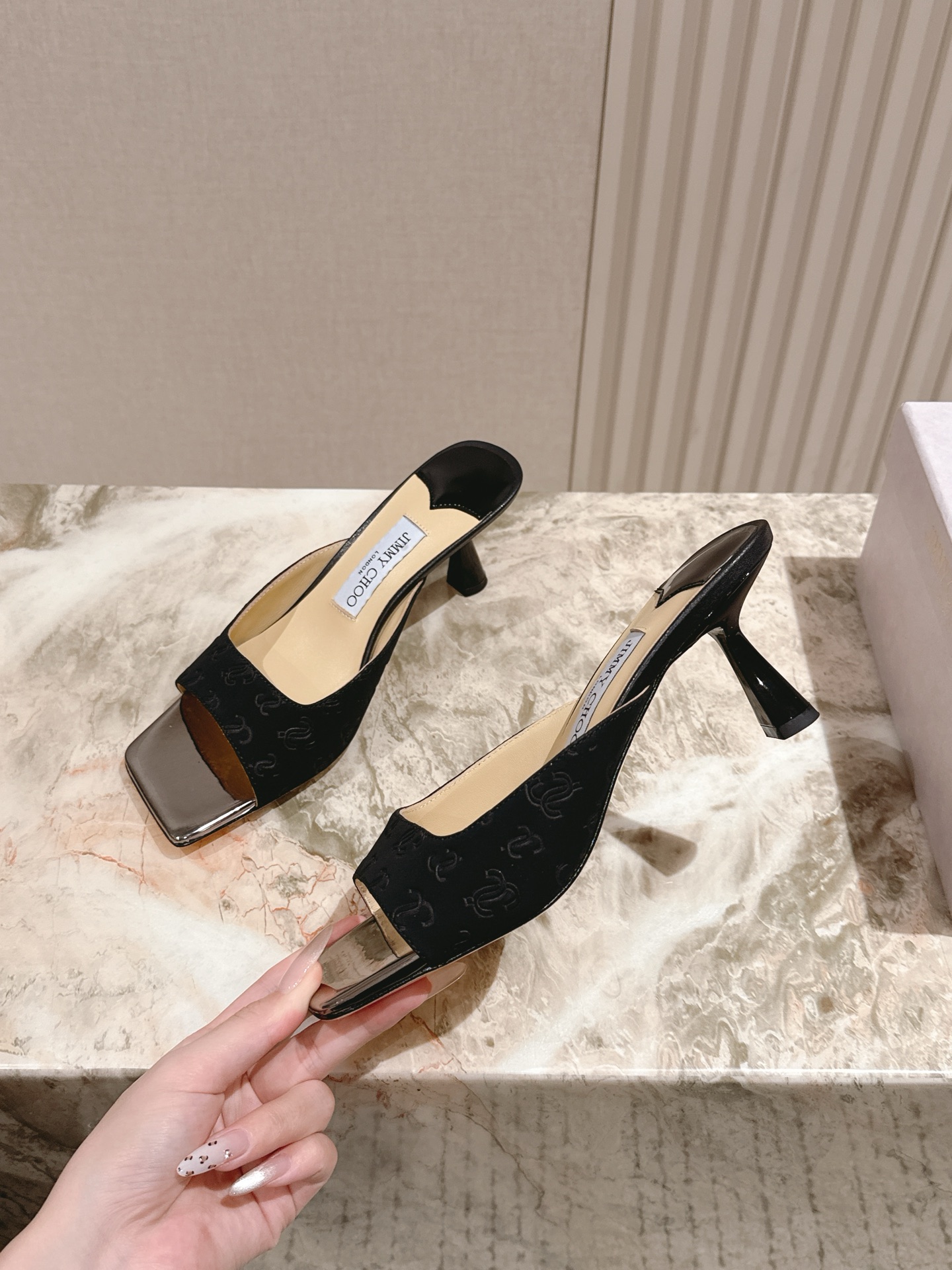 Jimmy Choo 지미추 굽 샌들 슬리퍼 신발