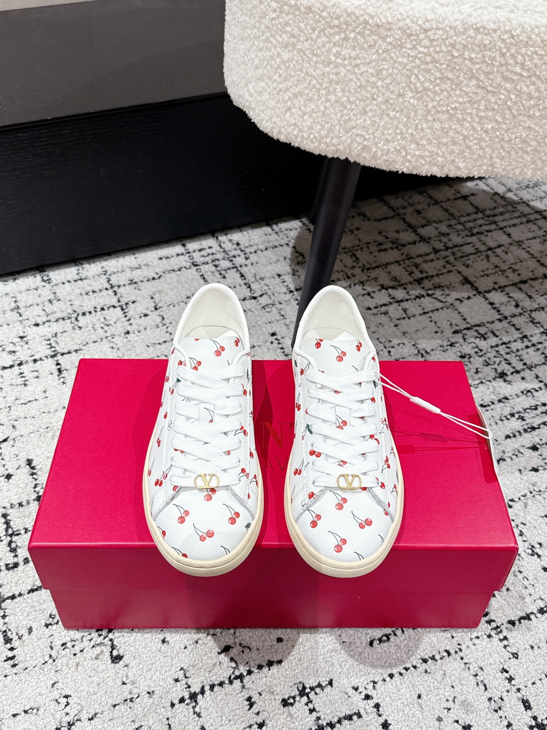 Valentino 발렌티노 Royco 체리 커플 스니커즈 운동화 신발