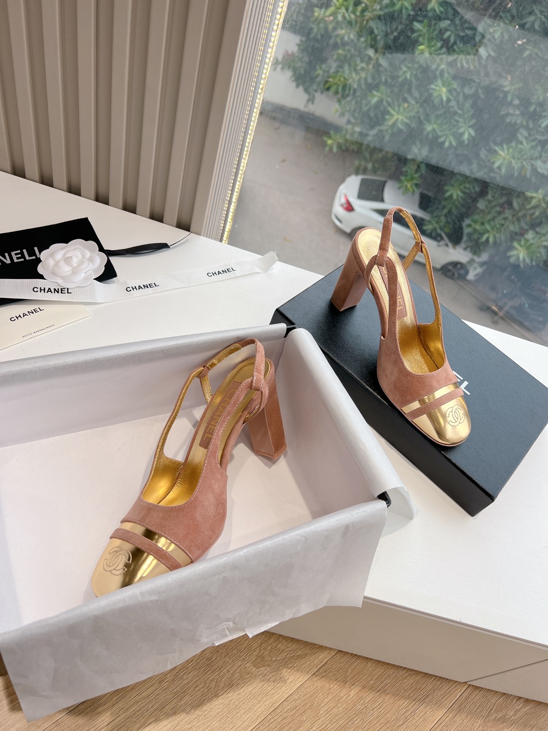 CHANEL 샤넬 힐 구두 샌들 신발