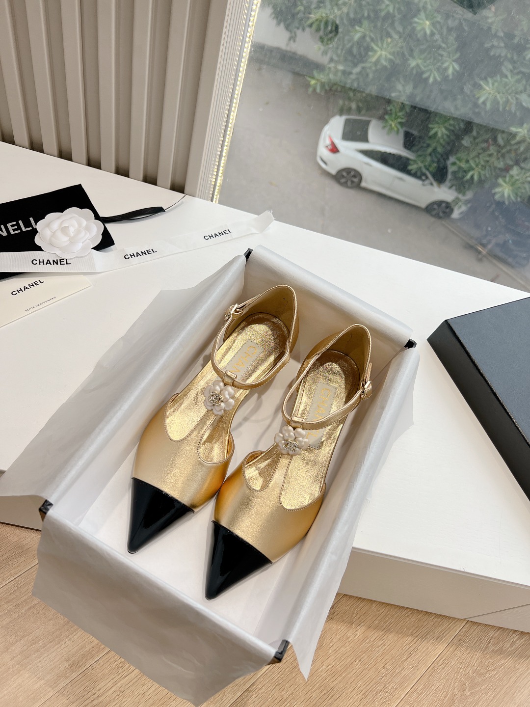 CHANEL 샤넬 로우힐 구두 샌들 신발