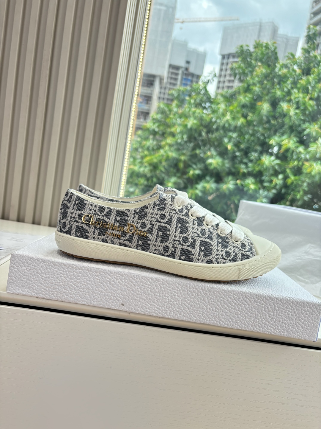 Dior CD 디올 Lucky 새틴 스니커즈 신발