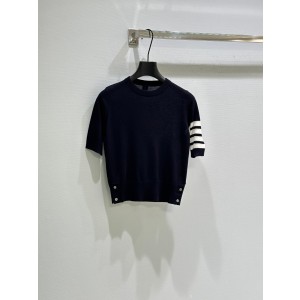 THOM BROWNE TB 톰브라운 여성 니트 반팔 의류