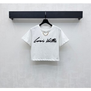 Louis Vuitton LV 루이비통 숏 크롭 반팔 티셔츠 의류