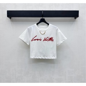 Louis Vuitton LV 루이비통 숏 크롭 반팔 티셔츠 의류