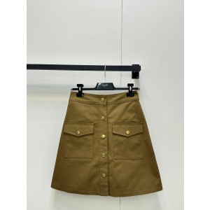Celine 셀린느 데님 버튼 디테일 하프 스커트 치마 의류