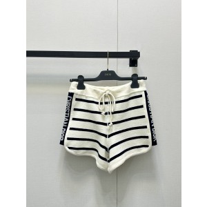 Dior CD 디올 스트라이프 로고 스트링 숏팬츠 반바지 의류