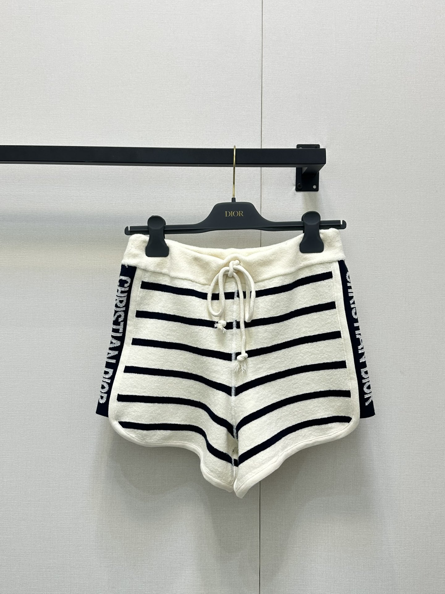 Dior CD 디올 스트라이프 로고 스트링 숏팬츠 반바지 의류