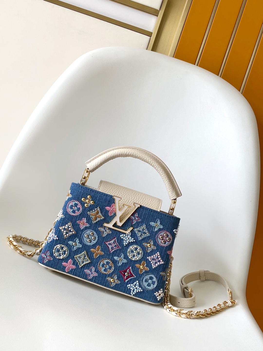 LV 루이비통 카퓌신 Capucines 미니 핸드백 가방