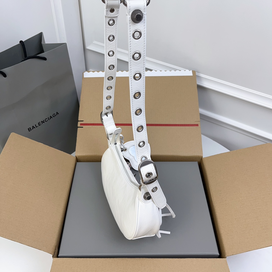 Balenciaga 발렌시아가 르 카골 스몰 하프문백 가방