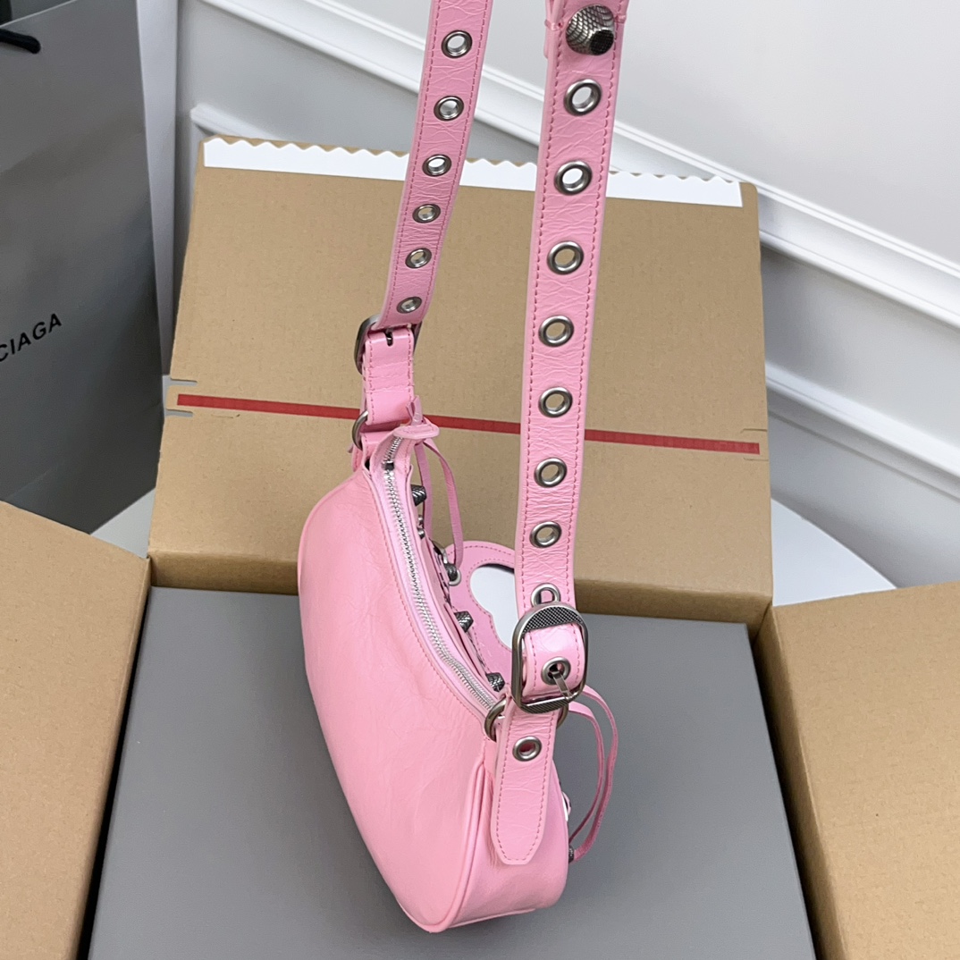 Balenciaga 발렌시아가 르 카골 스몰 하프문백 가방