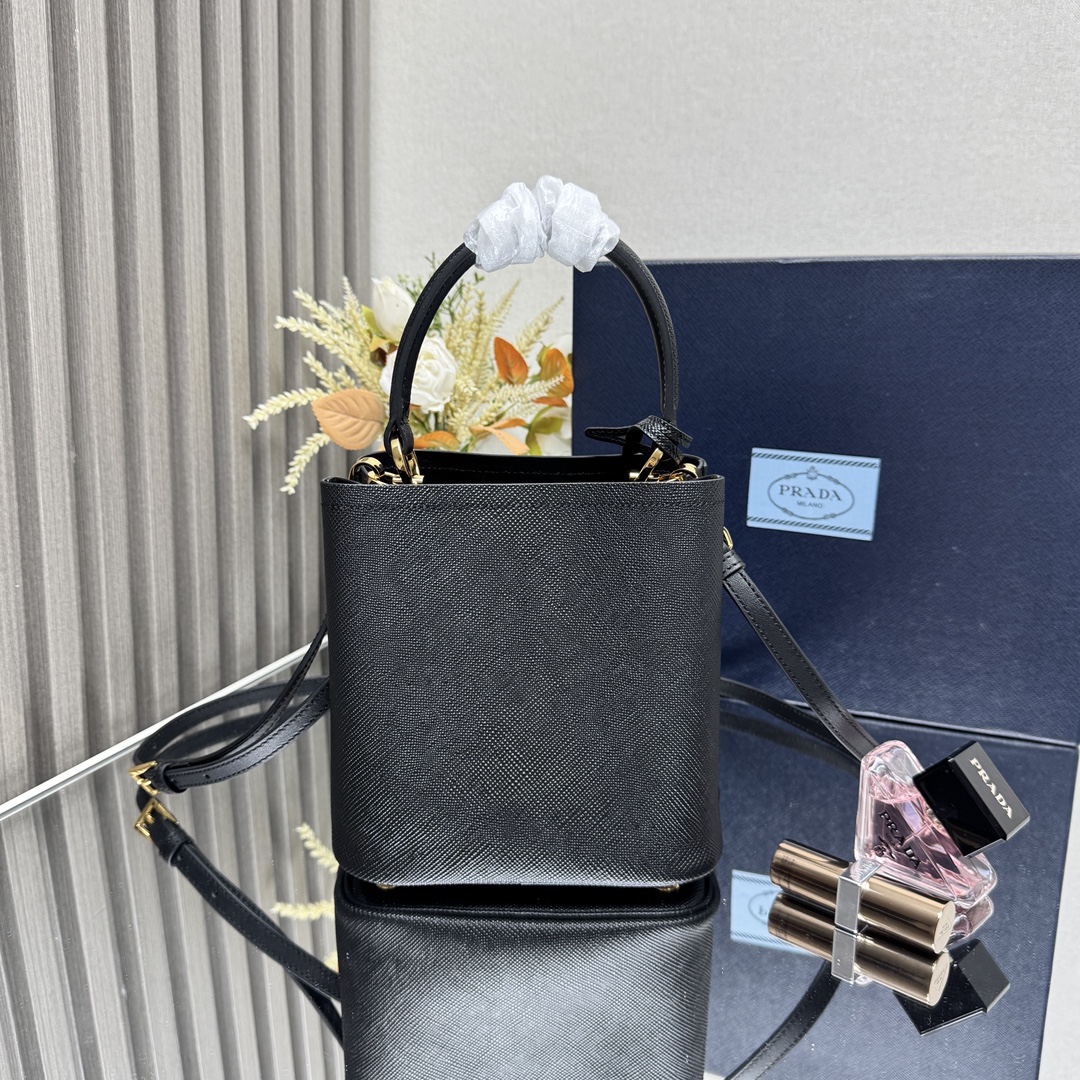 PRADA 프라다 1BA217 미니 사피아노 버킷백 가방