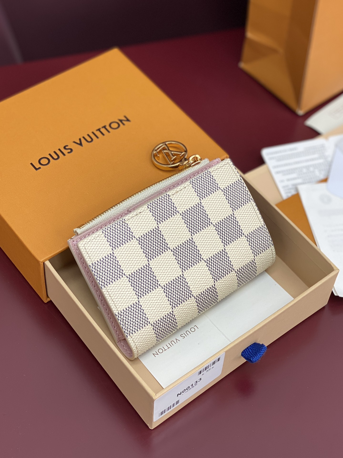 LV 루이비통 반지갑 다미에 지갑