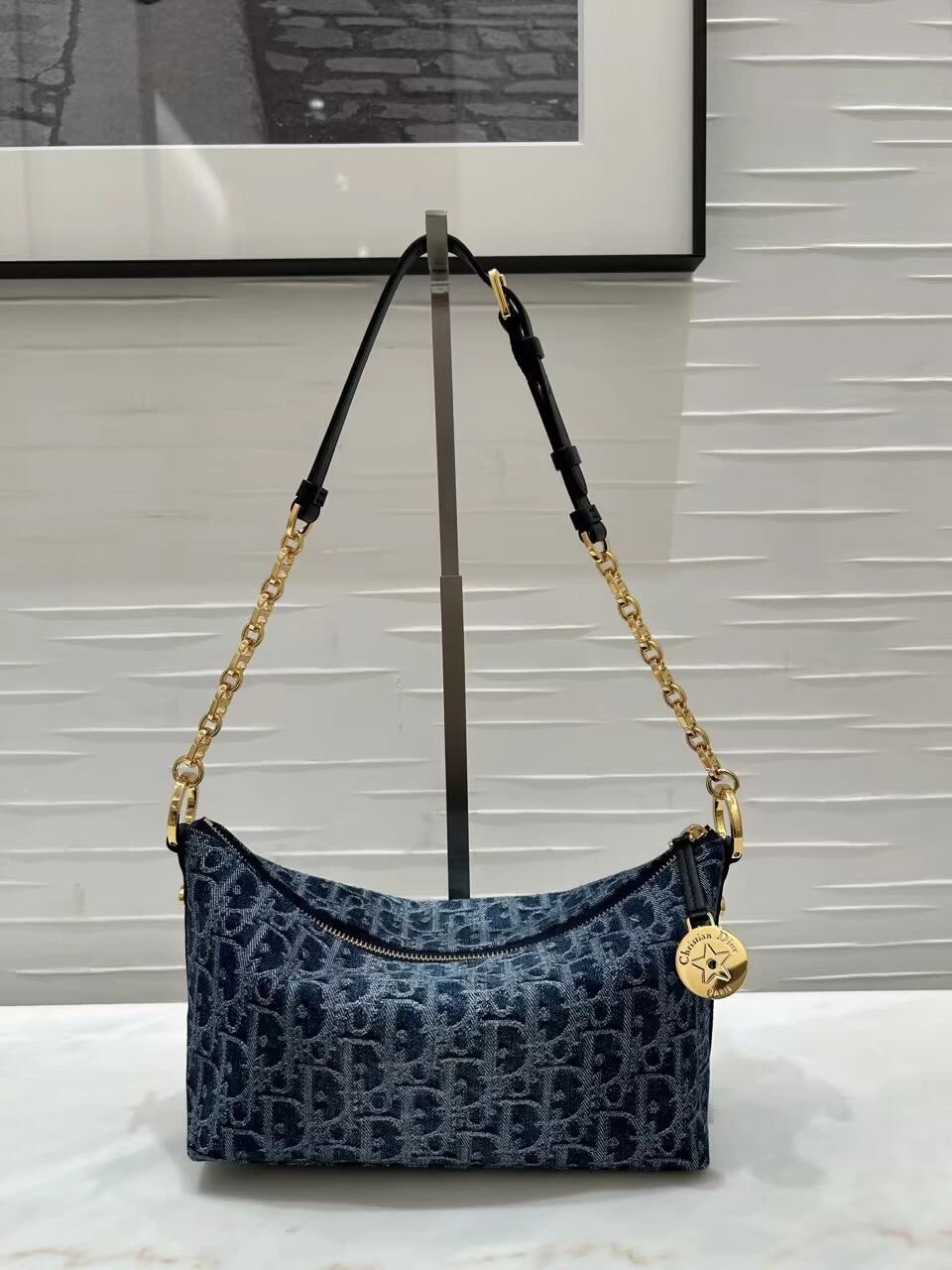 Dior CD 디올 Hobo Star 데님 시리즈  호보백 가방