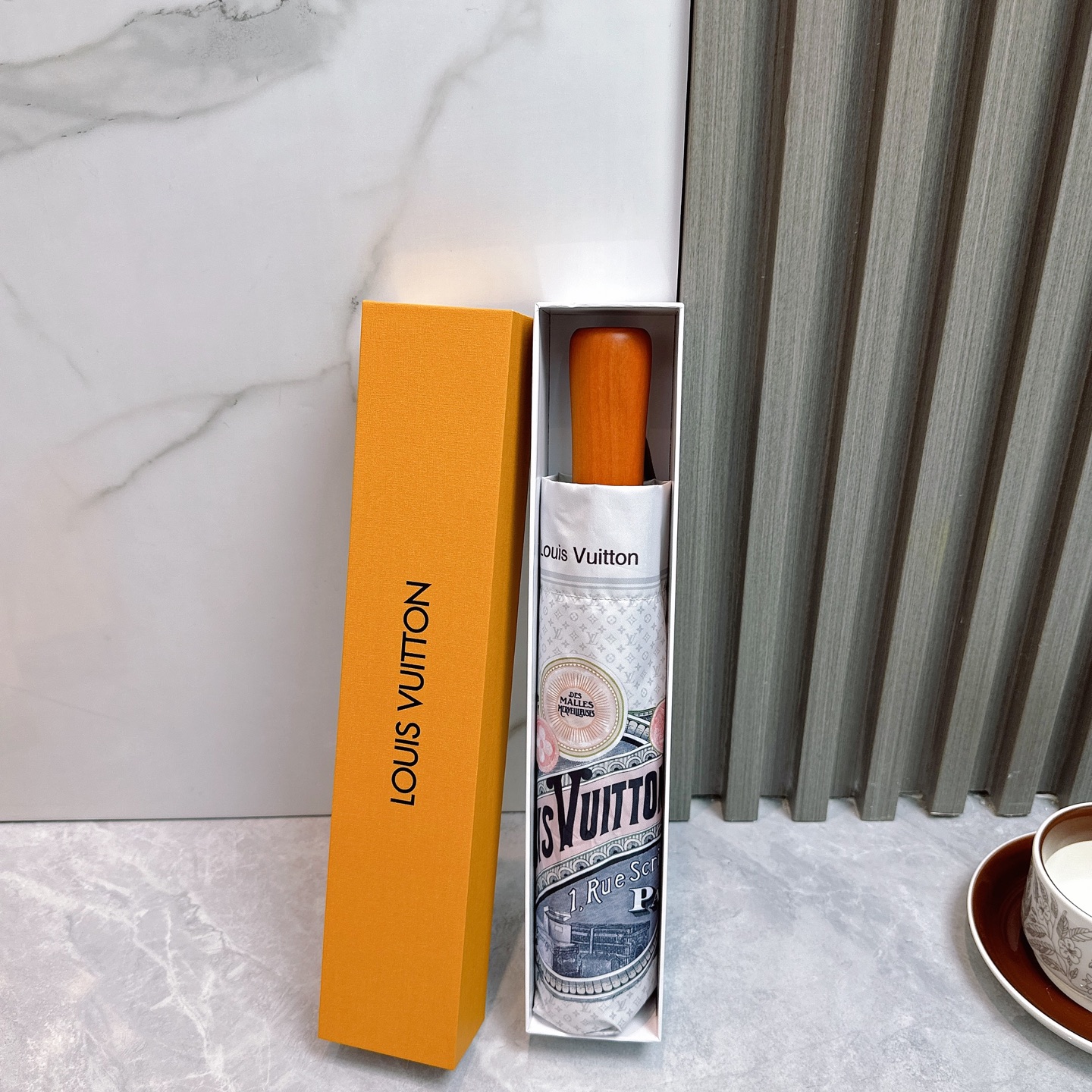 LV 루이비통 3단 자동 양산 겸용 우산