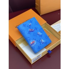 LV 루이비통 여권지갑 수영 블루 지갑