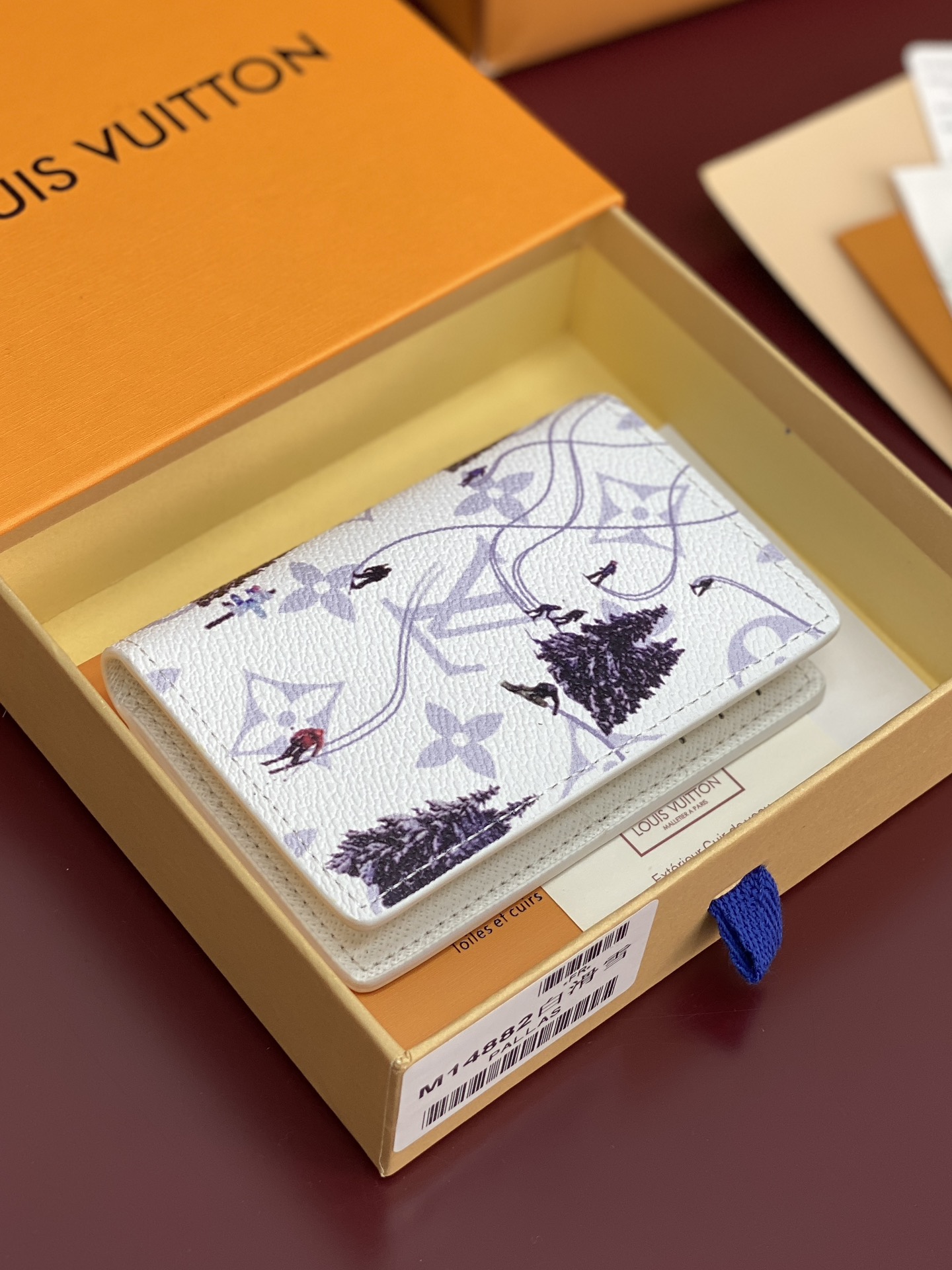 LV 루이비통 M14880 포켓 카드지갑 – 스키 화이트 지갑