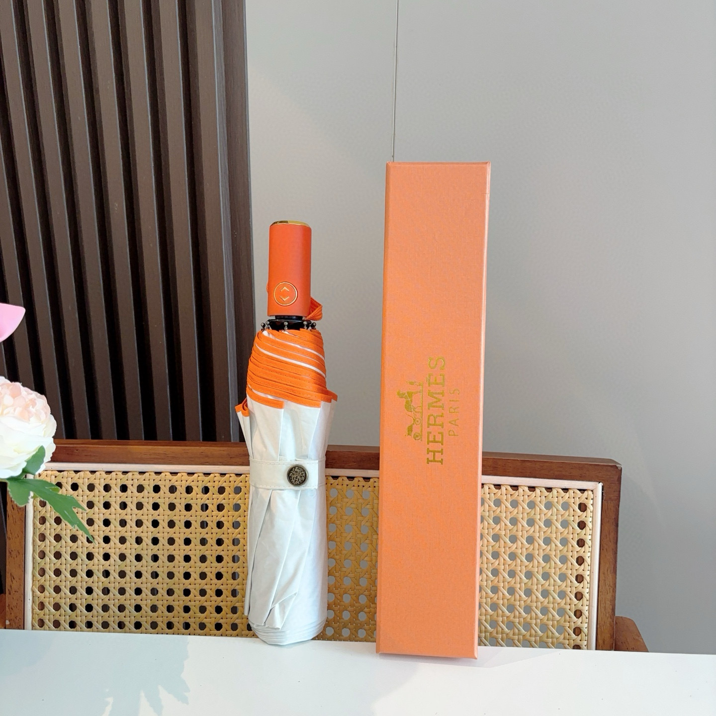 Hermes 에르메스 3단 자동 프리미엄 양산/우산