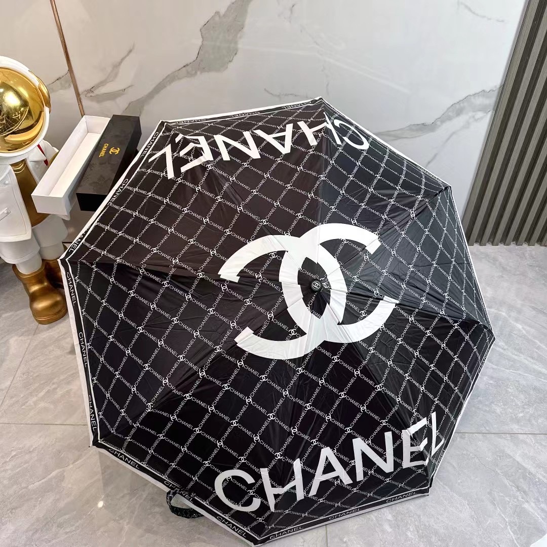 CHANEL 샤넬 여름 자동 접이식 양산 겸 우산