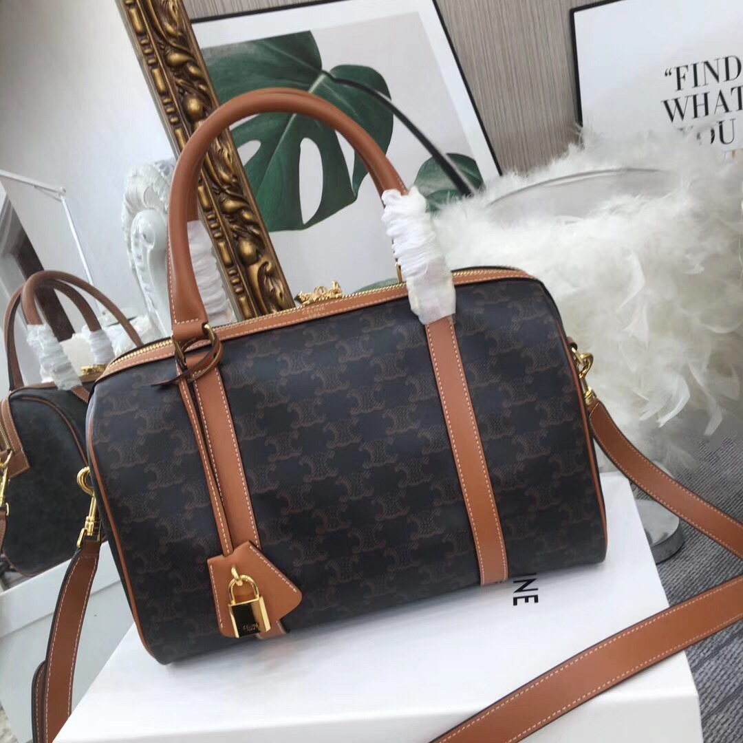 Celine 셀린느 TRIOMPHE 캔버스 보스턴백 가방