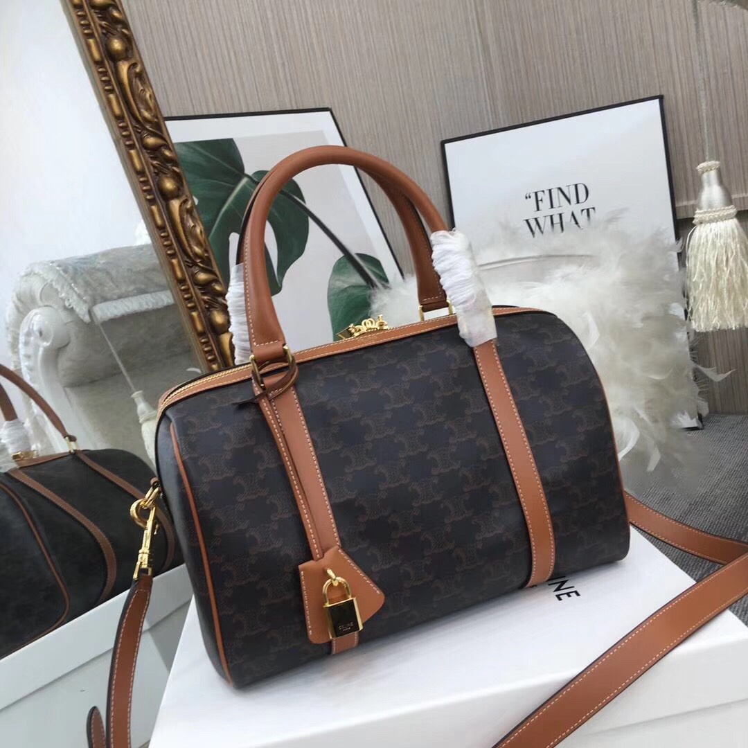 Celine 셀린느 TRIOMPHE 캔버스 보스턴백 가방