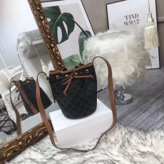 Celine 셀린느 TRIOMPHE 캔버스 스몰 드로스트링 백 가방
