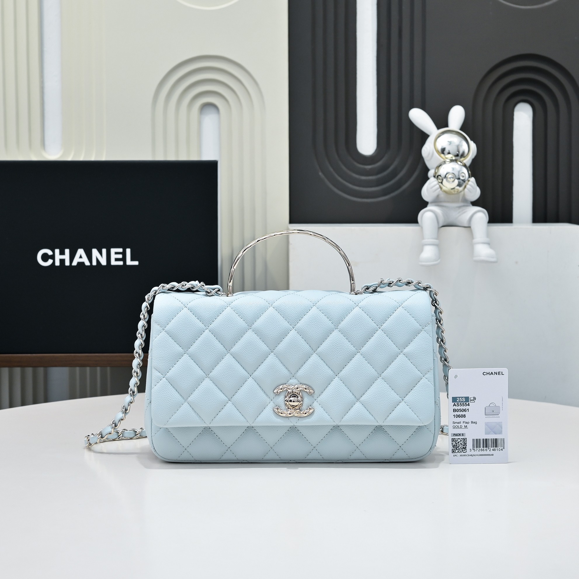 CHANEL 샤넬 Coco Crush handle 핸드백 가방 라지