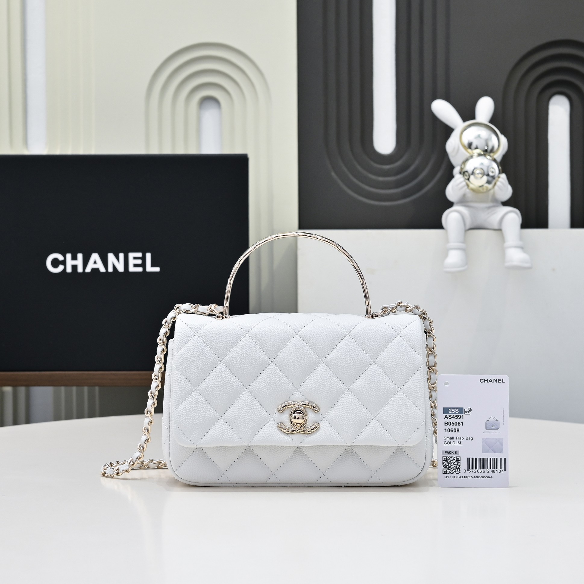 CHANEL 샤넬 Coco Crush handle 핸드백 가방 스몰