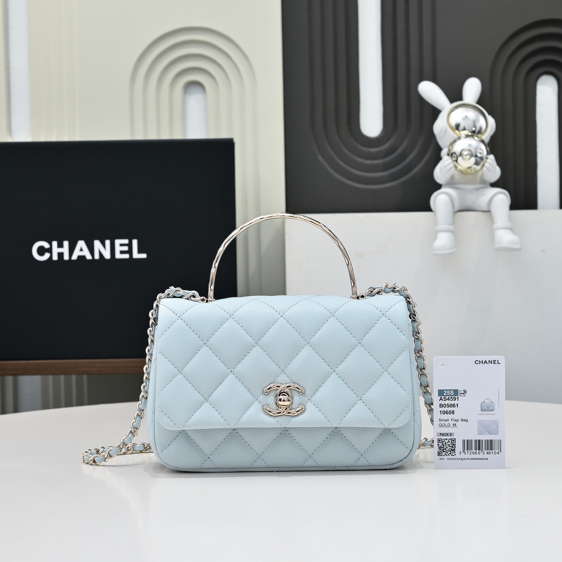 CHANEL 샤넬 Coco Crush handle 핸드백 가방 스몰