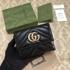 GUCCI 구찌 GG 마몬트 플랩 반지갑 지갑