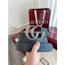 GUCCI 구찌 클래식 엠보 소가죽 벨트