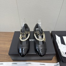 CHANEL 샤넬 체인 플랫 슈즈 구두 신발